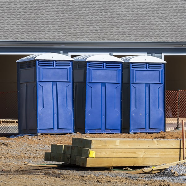 are there any restrictions on where i can place the porta potties during my rental period in Spring Gap